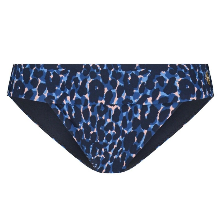 Dames Ten Cate Bikinislips | Tc Wow Dames Bikinislip Navy Leopard 1472