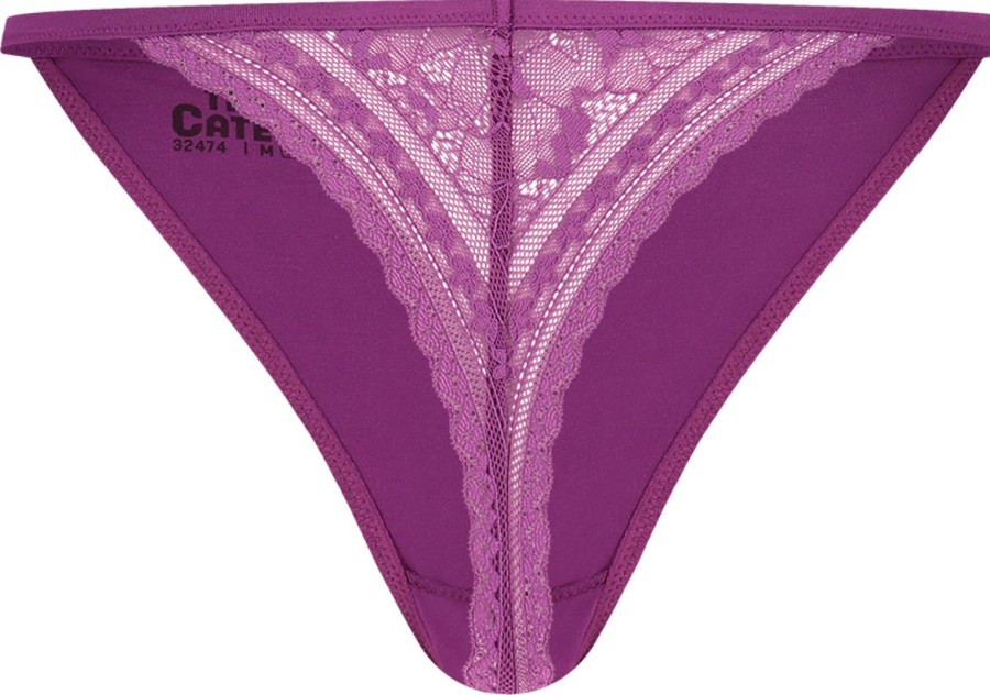 Dames Ten Cate Strings | Ten Cate Dames Secrets Special String Lace Purple 1595