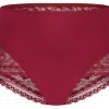 Dames Ten Cate Maxi Slip | Ten Cate Dames Secrets High Waist Lace Beet Red 5006