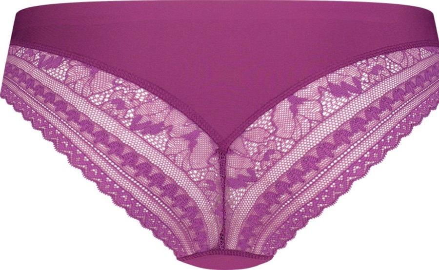 Dames Ten Cate Rio Slip | Ten Cate Dames Secrets Brazilian Lace Purple 1595