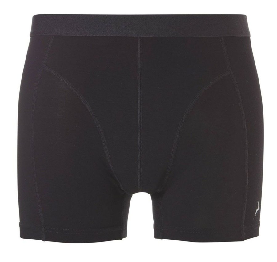 Heren Ten Cate Boxershorts | Ten Cate Heren Bamboo 2-Pack Short Zwart 090