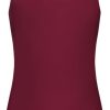 Dames Ten Cate Maxi Slip | Ten Cate Dames Secrets 2-Way Hemd Beet Red 5006