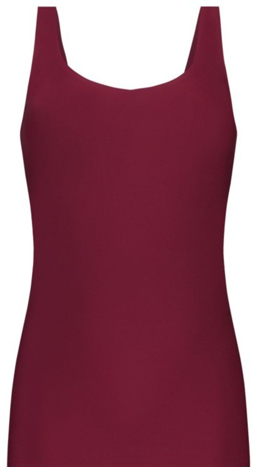 Dames Ten Cate Maxi Slip | Ten Cate Dames Secrets 2-Way Hemd Beet Red 5006