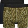 Heren Ten Cate Boxershorts | Ten Cate Heren 2-Pack Basic Short Happy Day Green 3221