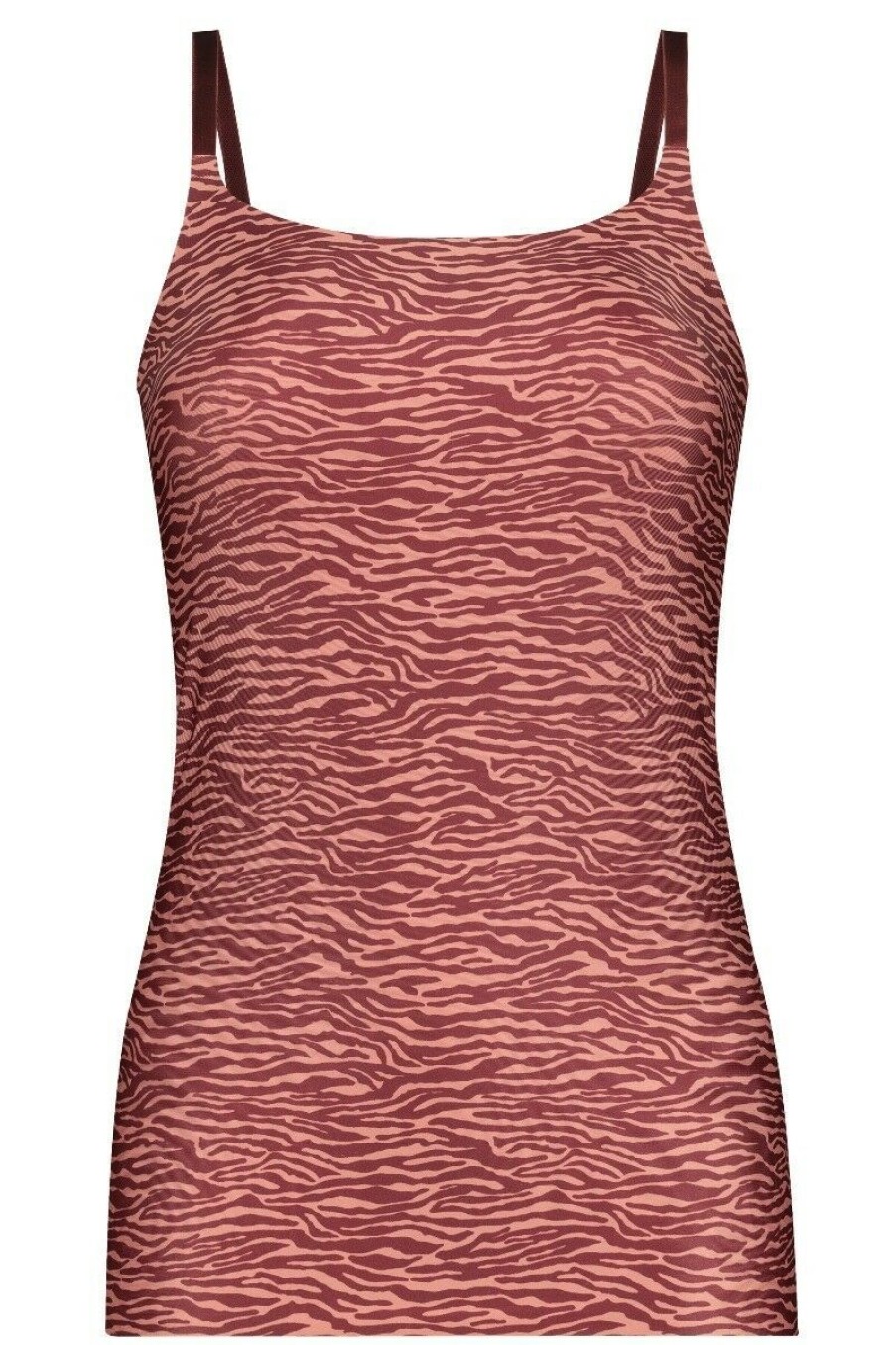 Dames Ten Cate Hemd Met Smalle Bandjes | Ten Cate Dames Secrets Seasonal Spaghetti Top Zebra 3197