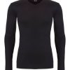 Heren Ten Cate Shirt Met Lange Mouwen | Ten Cate Heren Thermo V-Neck Longsleeve Black 090