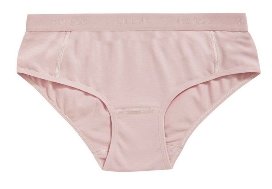 Meisjes Ten Cate Hipsters | Ten Cate Meisjes Organic Cotton Stretch 2-Pack Hipster Ash Pink 1393