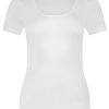 Dames Ten Cate Basic | Ten Cate Dames Basics T-Shirt Wit 001