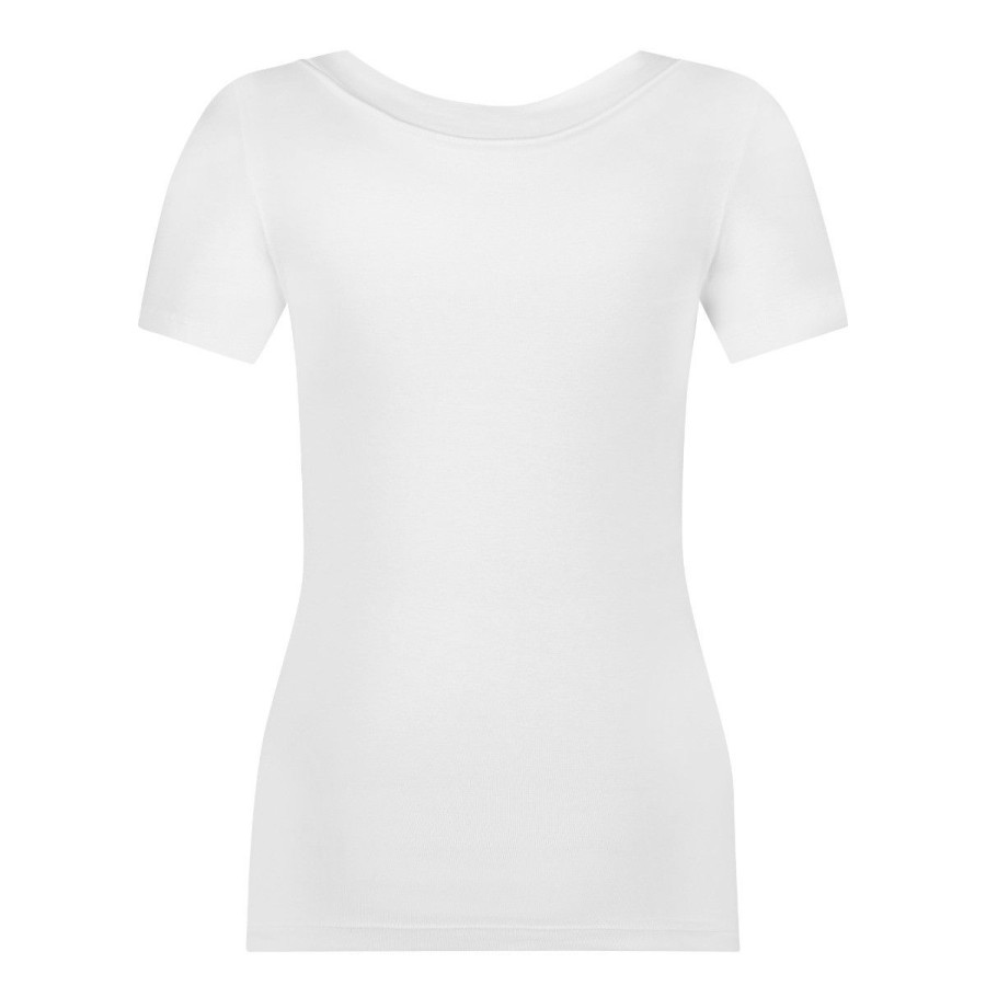 Dames Ten Cate Basic | Ten Cate Dames Basics T-Shirt Wit 001