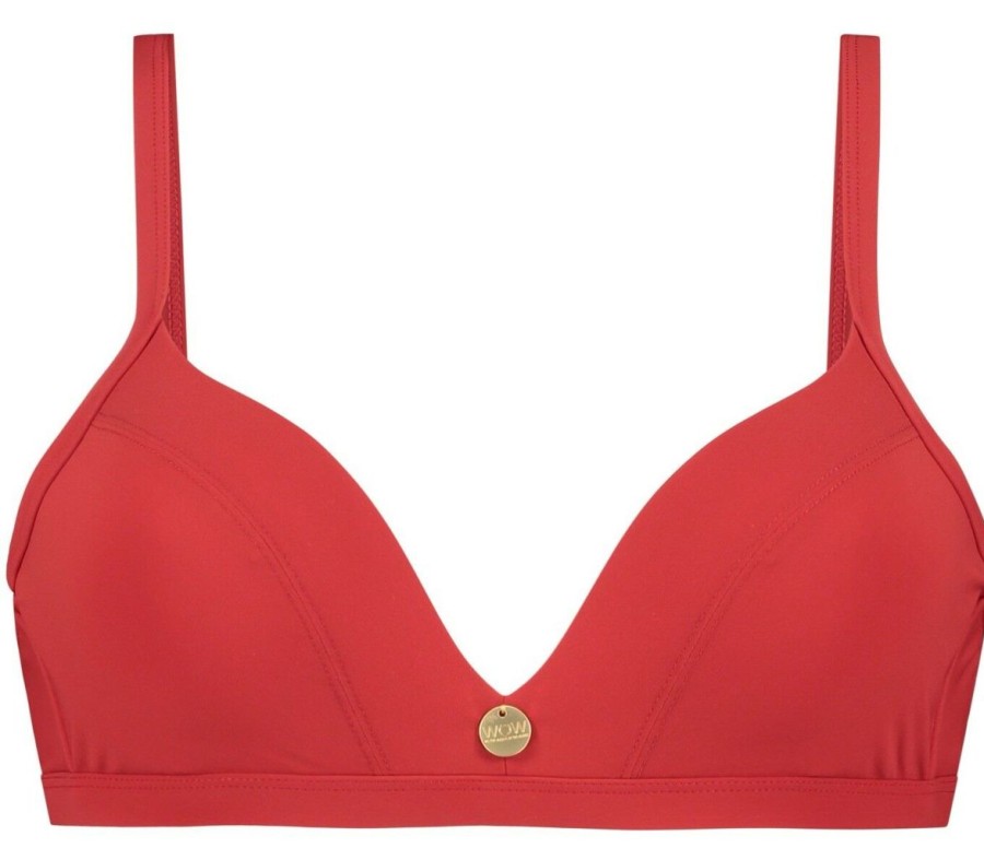 Dames Ten Cate Bikinitops | Tc Wow Dames Bikinitop Sunset Red 1465