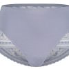 Dames Ten Cate Midi Slip | Ten Cate Dames Secrets Special High Waist Lace Dove Blue 1593