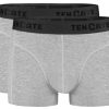 Heren Ten Cate Boxershorts | Ten Cate Heren Basics 2-Pack Shorty Grijs 955