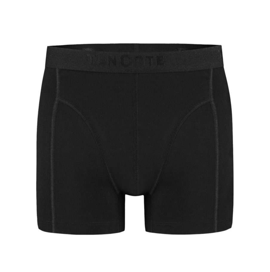 Heren Ten Cate Short Met Lange Pijpjes | Ten Cate Heren Basics Men Shorts 4 Pack Black 090