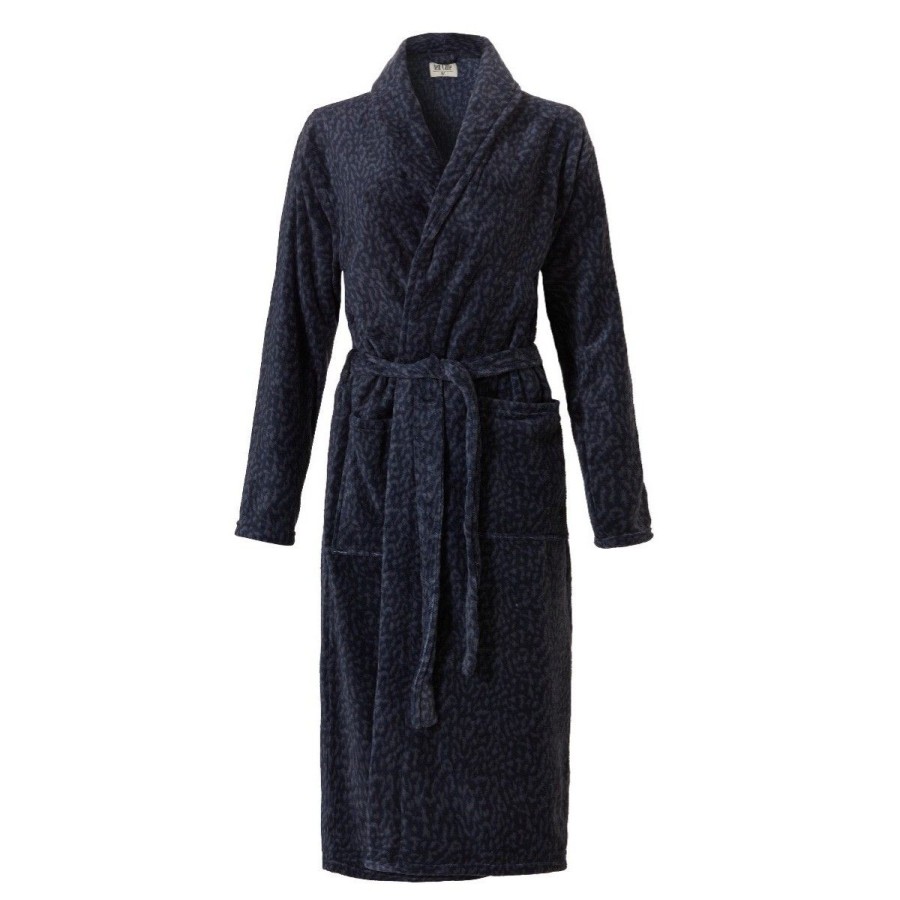 Dames Ten Cate | Ten Cate Dames Fleece Badjas Donkerblauw 3251