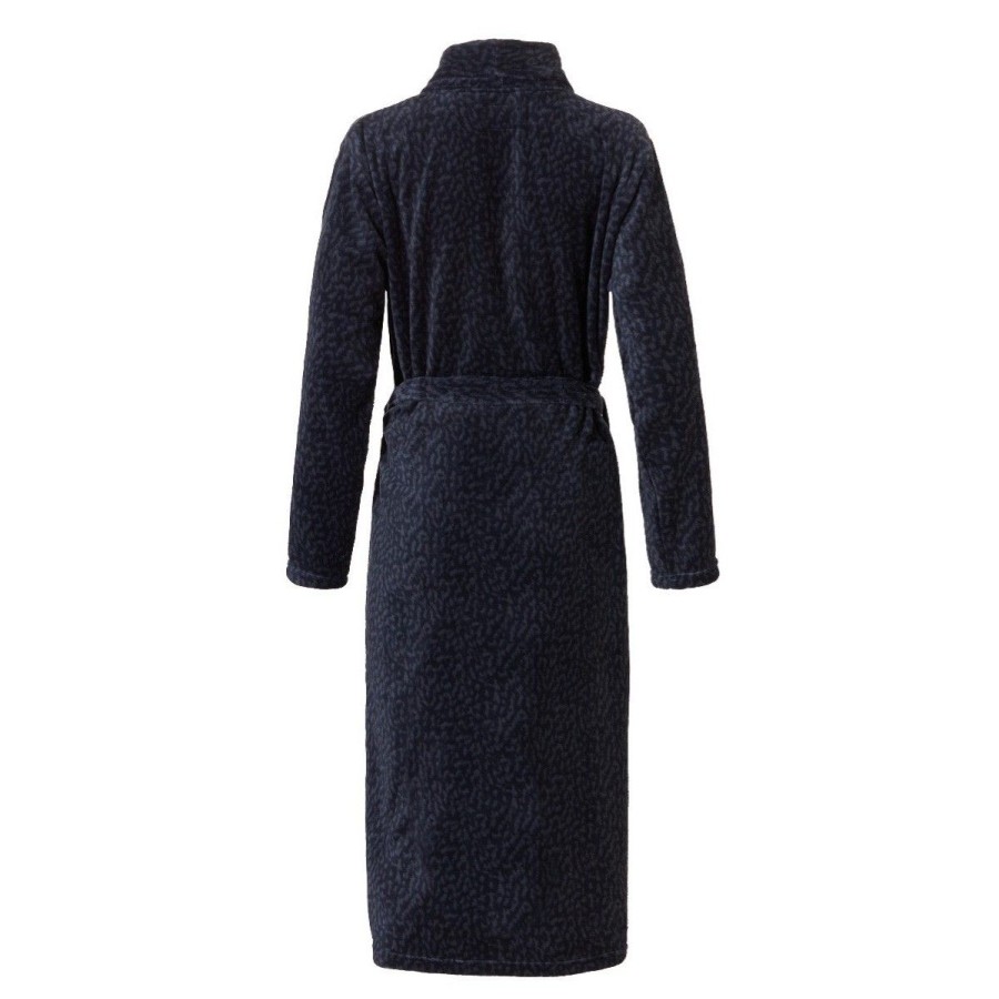 Dames Ten Cate | Ten Cate Dames Fleece Badjas Donkerblauw 3251