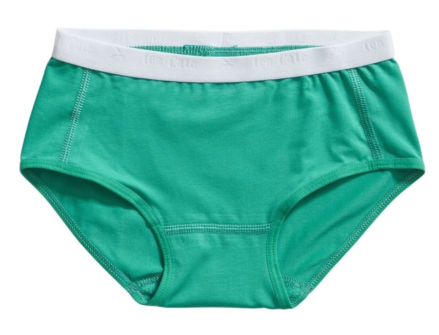 Meisjes Ten Cate Slip | Ten Cate Meisjes Basics 210Y 2-Pack Slip Mint Stripe/Mint