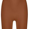 Dames Ten Cate Lange Pijpjes | Ten Cate Dames Secrets High Waist Long Shorts Pecan 1553