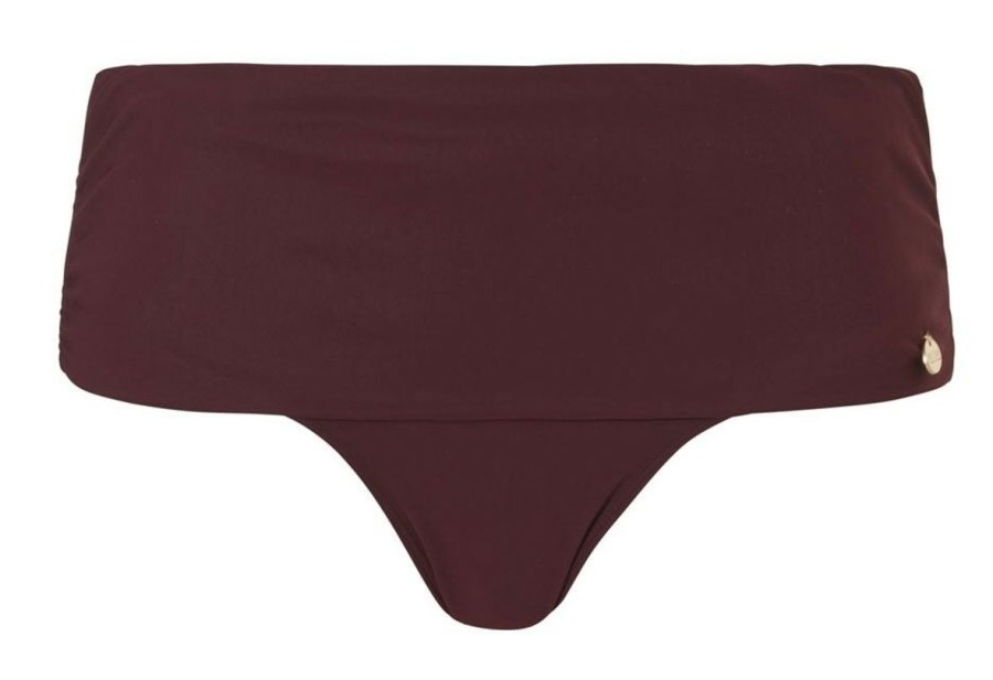 Dames Ten Cate Bikini'S | Tc Wow Dames Bikinislip Bordeauxrood 2096