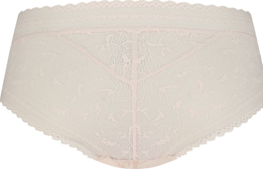 Dames Ten Cate Hipsters | Ten Cate Dames Secrets Hipster Lace Swirle Soft Pink 1596