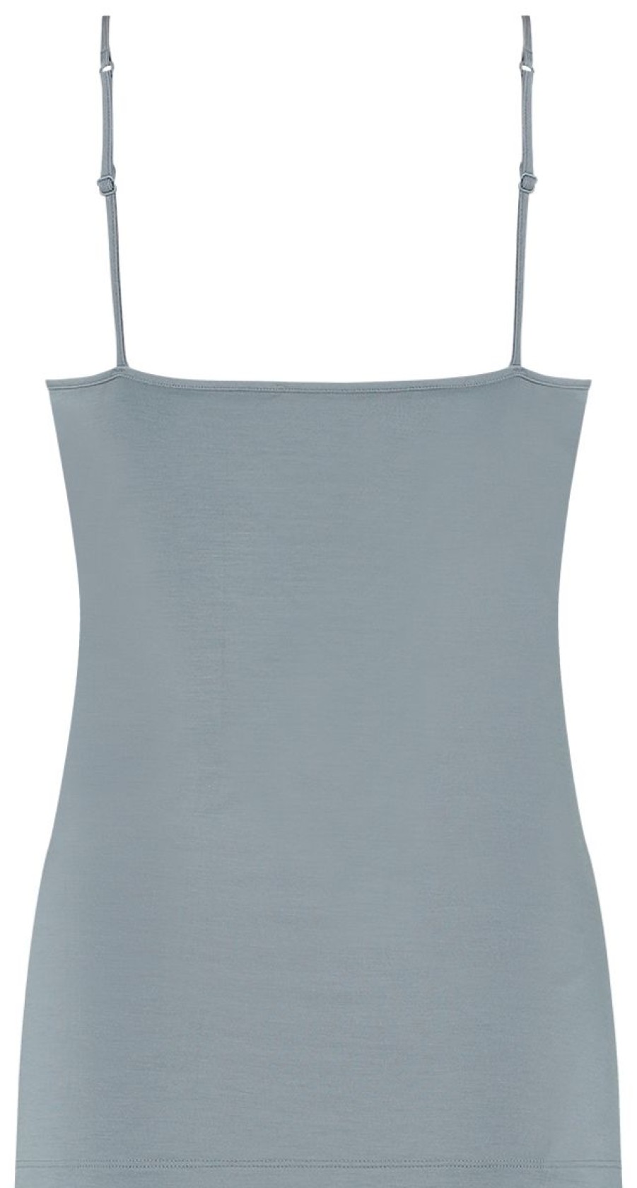 Dames Ten Cate Hemd Met Smalle Bandjes | Ten Cate Dames Secrets Spaghetti Top V-Neck Dove Blue 1593