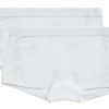 Meisjes Ten Cate Boxer | Ten Cate Meisjes Organic Cotton Stretch 2-Pack Short Wit 001