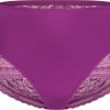 Dames Ten Cate Midi Slip | Ten Cate Dames Secrets Special High Waist Lace Purple 1595