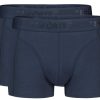 Heren Ten Cate Boxershorts | Ten Cate Heren Basics 2-Pack Shorty Donkerblauw 159