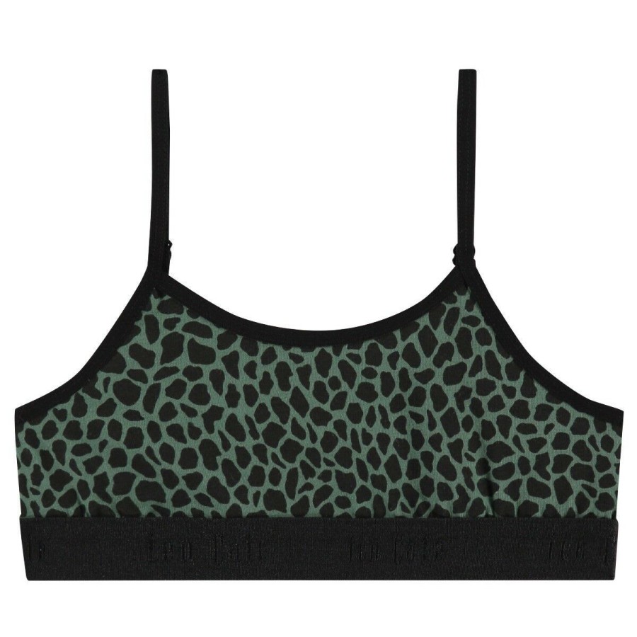 Meisjes Ten Cate Tiener Top | Ten Cate Meisjes Organic Cotton Stretch Top Giraffe Green 3182