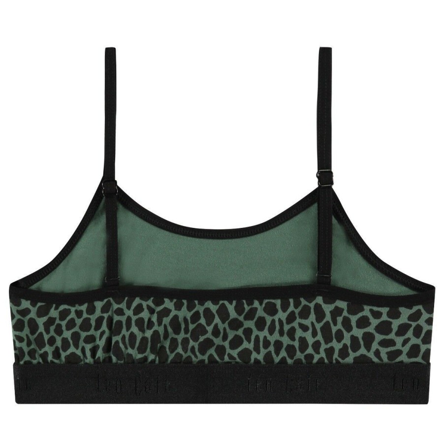 Meisjes Ten Cate Tiener Top | Ten Cate Meisjes Organic Cotton Stretch Top Giraffe Green 3182