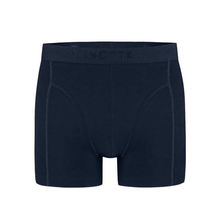 Heren Ten Cate Boxershorts | Ten Cate Heren Basics Men Shorts 2 Pack Navy 159