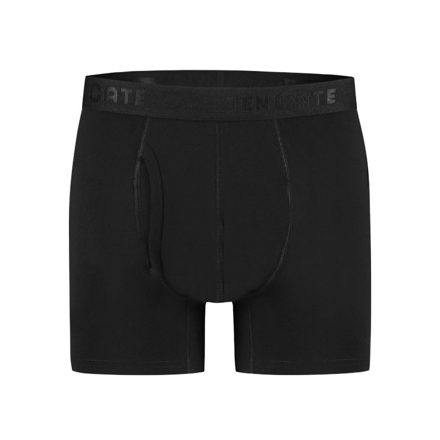 Heren Ten Cate Boxershorts | Ten Cate Heren Basics 2-Pack Boxershort Zwart 090