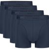 Heren Ten Cate Boxershorts | Ten Cate Heren Basics 4-Pack Boxershort Donkerblauw 159