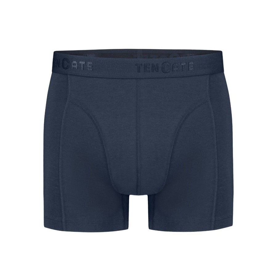 Heren Ten Cate Boxershorts | Ten Cate Heren Basics 4-Pack Boxershort Donkerblauw 159