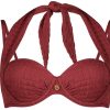 Dames Ten Cate Ten Cate Beach | Ten Cate Beach Dames Bikinitop Shiny Rouge 2372