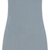 Dames Ten Cate Onderjurken | Ten Cate Dames Secrets Spaghetti Dress V-Neck Dove Blue 1593