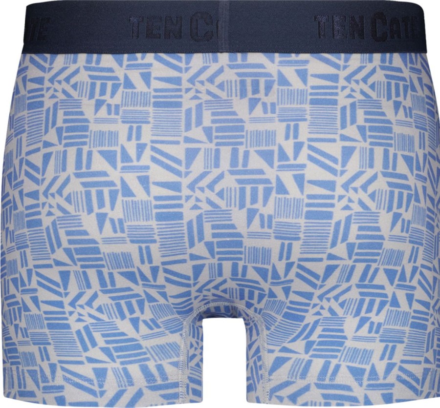 Heren Ten Cate Boxershorts | Ten Cate Heren 2-Pack Basic Short Fun Graphics 3214