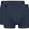 Heren Ten Cate Boxershorts | Ten Cate Heren Basics 2-Pack Boxershort Donkerblauw 159