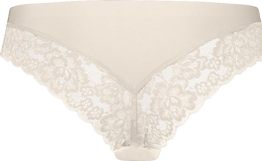 Dames Ten Cate Rio Slip | Ten Cate Dames Secrets Brazilian Lace Almond 1552