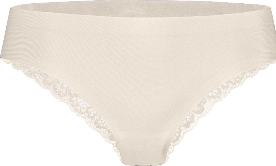 Dames Ten Cate Rio Slip | Ten Cate Dames Secrets Brazilian Lace Almond 1552