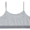 Meisjes Ten Cate Tiener Top | Ten Cate Meisjes Organic Cotton Stretch Top Light Grey Melee 955