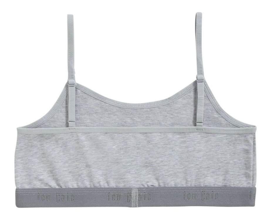 Meisjes Ten Cate Tiener Top | Ten Cate Meisjes Organic Cotton Stretch Top Light Grey Melee 955