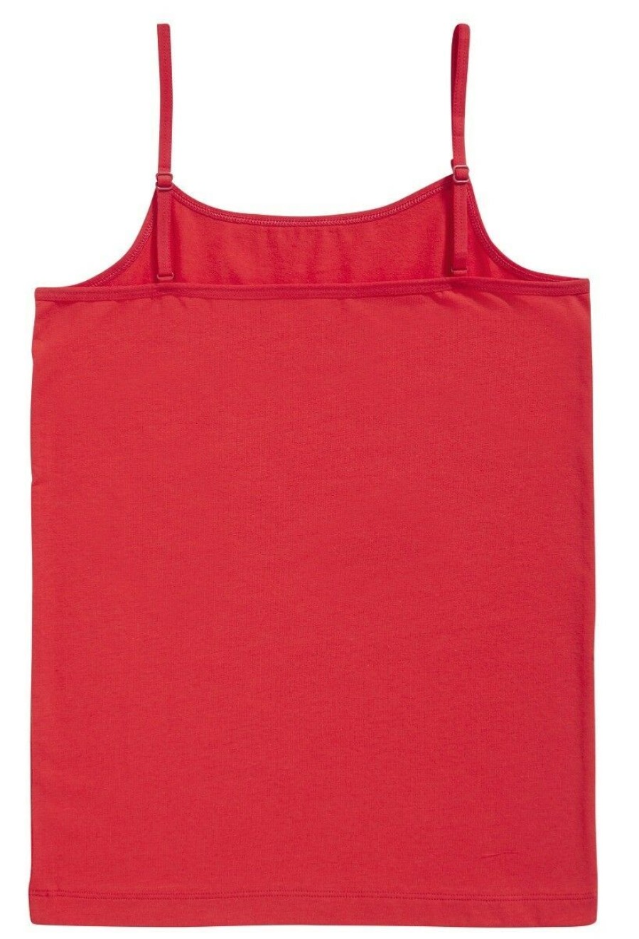 Meisjes Ten Cate Hemd Met Smalle Bandjes | Ten Cate Meisjes Organic Cotton Stretch Spaghetti Top Rood 3035