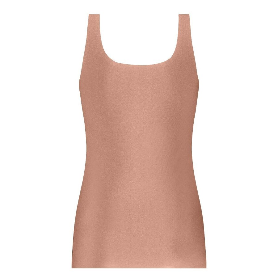 Dames Ten Cate Hemd Met Brede Bandjes | Ten Cate Dames Secrets 2Way Top Pink Nut 1533