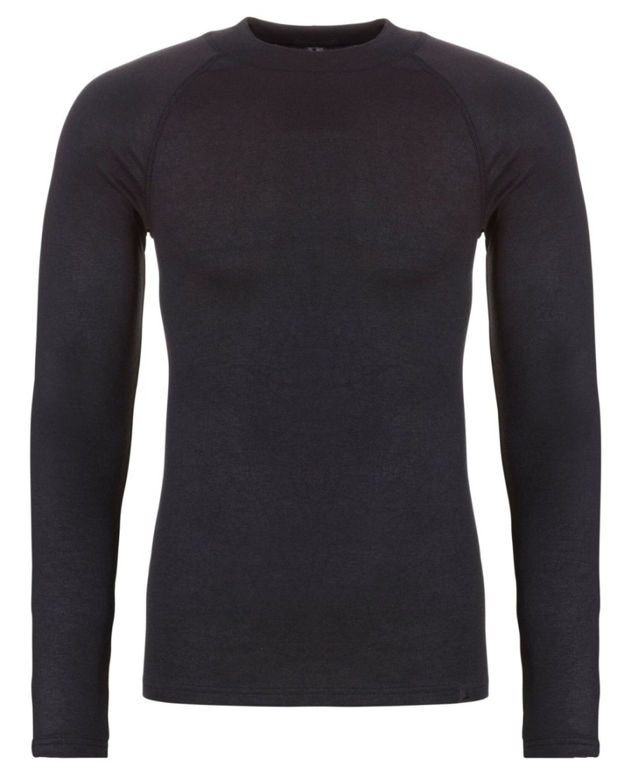 Heren Ten Cate Shirt Met Lange Mouwen | Ten Cate Heren Thermo Longsleeve Zwart 090