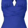 Dames Ten Cate Badpakken | Ten Cate Beach Dames Multiway Badpak Blue Waves 2360