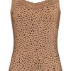 Dames Ten Cate Hemd Met Brede Bandjes | Ten Cate Dames Secrets Lace Singlet Wild Nuts 1536