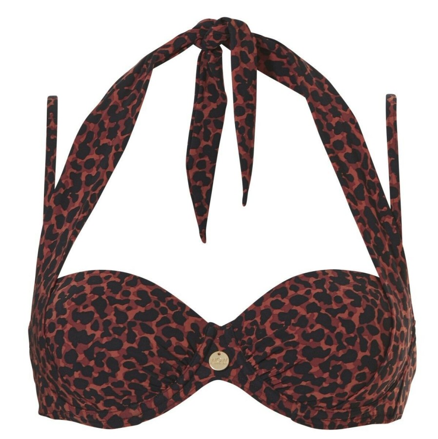 Dames Ten Cate Bikini'S | Tc Wow Dames Bikinitop Leopard 2192