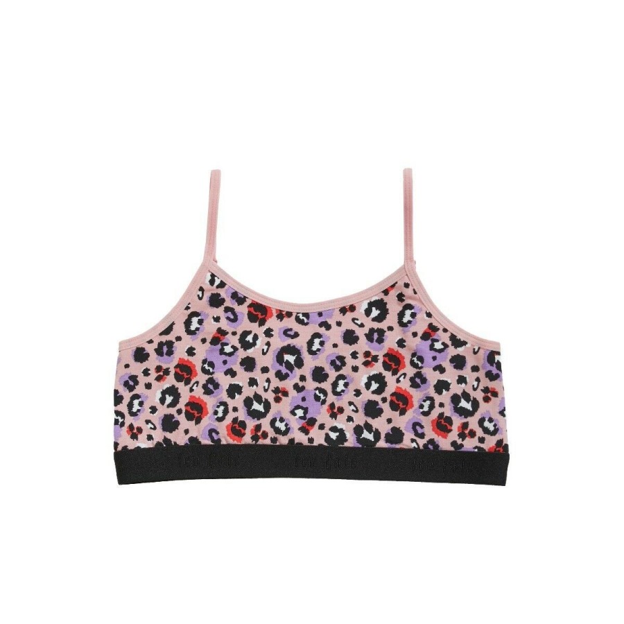 Meisjes Ten Cate Tiener Top | Ten Cate Meisjes Cotton Stretch 2-Pack Top Leopard Pink Lprdpink