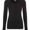 Dames Ten Cate Shirt Met Lange Mouwen | Ten Cate Dames Thermo Longsleeve Zwart 090