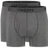 Heren Ten Cate Boxershorts | Ten Cate Heren Basics 2-Pack Boxershort Antraciet 1392